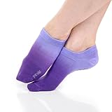 Great Soles Women's Ombre Dyed Grip Socks for Pilates, Yoga, and Barre