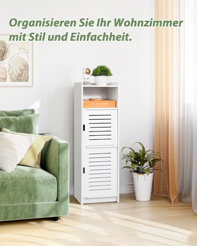 Aimu Waterproof Bathroom Cabinet - Freestanding Storage Unit with Open Shelf - Corner Furniture for Bedroom