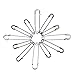 Outus 12 Pieces Extra Large Safety Pins Stainless Steel Heavy Duty Safety Pins, 3 Size (Silver, Bronze and Black)