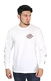 Harley-Davidson Mens Swift Throttle Flaming B&S White Long Sleeve (Medium)