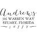 Ink Pen Address Stamp-8 Ink Colors! | Return Address Stamps | Function & Flair Stamps- Multiple Designs! | Script Font Address Stamps | Custom Stamps (Style 1, Large)
