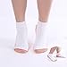 6 Pairs Copper Antibacterial Athletic Ankle Sport Socks For Men and Women (S/M, WHITE)