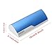 Ezeso Aluminum Eyeglasses Case for Small and Medium Frames (Blue)