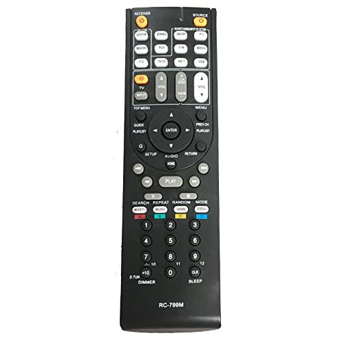 Replacement Remote Control for ONKYO AV RC-799M