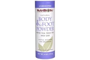 Nutribiotic Body and Foot Powder, Unscented, 4 Ounce by Nutribiotic