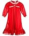 Laura Dare Little Girls Long Sleeve Traditional Peignoir Set, (2T-6X)