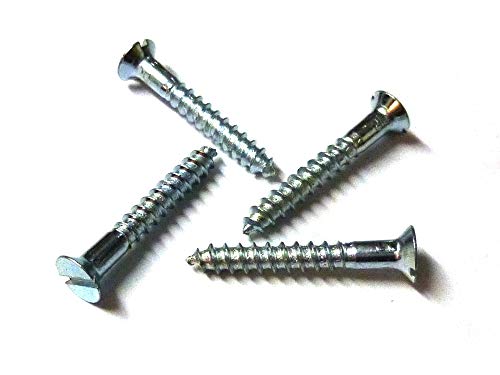 100 Stück MINI-Holzschrauben DIN 97 (Senkkopf mit Schlitz) Stahl verzinkt 2x16mm für Modellbau oder zur Restauration – Bild 3