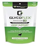 VetriScience Laboratories GlycoFlex 2, Hip and Joint Supplement for Dogs, Bite Sized Chews, 120 CT