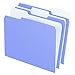 Pendaflex Two-Tone Color File Folders, Letter Size, 1/3 Cut, Lavender, 100 Per box (152 1/3 LAV)