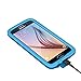 LifeProof FRE Samsung Galaxy S6 Waterproof Case - Retail Packaging - BASE JUMP BLUE (BASE BLUE/SNOWCONE BLUE)