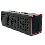 Portable Speakers, PYRUS 2x10W Output 3D Wireless Speakers Bulit-in 4400mAh Power Bank and Microphone for Handsfree Calling-Black