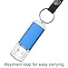 Flash Drive, wellsenn USB Drive 5 X 16 GB USB Flash Drive 16 gb Thumb Drive Memory Stick Swivel Keychain Design Mixcolor (16GB5) (mixcolor5)