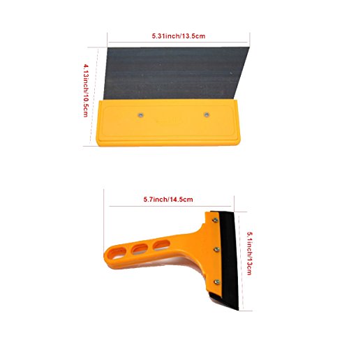 Jecr Window Tint and Vinyl Wrap Tool Kit Set - Scraper Squeegee for Auto Film Tinting Installation - Glass Protective Film Installing Tool for Car and Home - Vehicle Wrap Accessories - Thumbnail 2