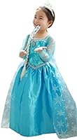 ELSA & ANNA® Princesa Disfraz Traje Parte Las Niñas Vestido (Girls Princess Fancy Dress) ES-DRESS206-SEP
