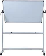 VIZ-PRO Dry Wipe Magnetic Mobile Whiteboard Double-Sided 180 x 120 cm view 4