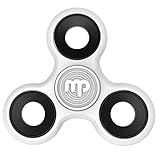MUPATER fidget spinners, EDC spinner fidget toys, tri-spinner fidget toy relieves your ADHD, anxiety, and boredom White black