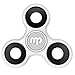 MUPATER fidget spinners, EDC spinner fidget toys, tri-spinner fidget toy relieves your ADHD, anxiety, and boredom White black