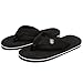 CIOR Men's Classical Flip-Flop Beach Slipper Comfortable Handmade Fashion Indoor and Outdoor Thong Sandals,SL30XB,Black,45
