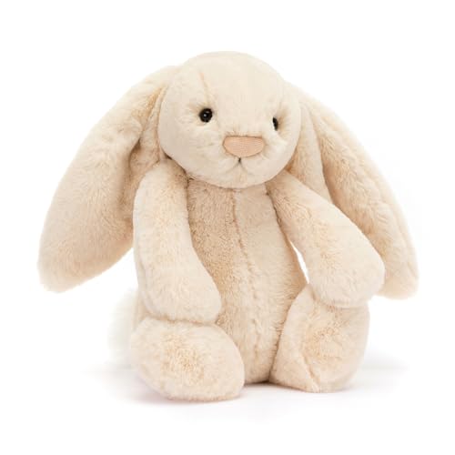 Jellycat Bashful Luxe Willow Bunny Stuffed Animal, Medium 12 inches - Rabbit & Bunny Plush Toy - Classic Children's Gift