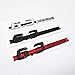 US85 Direct 2X 6.3 AMG Genuine Emblem Fender Left& Right Adhesive Logo Badge Nameplate Decoration Sport for Mercedes-Benz OEM ABS (Matte Black)