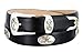 Bayside Italian Designer Golf Concho Belt Smooth Black Belts