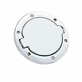 Chrome Fuel Filler Tank Cap Gas Cover For 2007-2016 Jeep Wrangler JK 2/4Door ​
