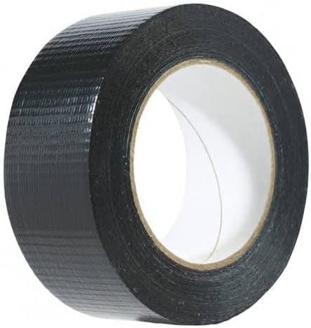 ARMANS. Duct Tape - Heavy Duty, Water Resistant, Black, 48mm x 25m