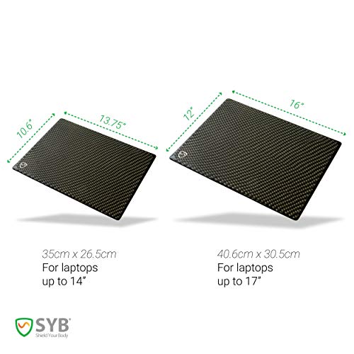SYB Laptop Pad, EMF Radiation Protection, Cooling RF Blocker Shield