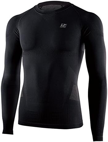EmbioZ Pro Shoulder Support Compression Top (Long-Sleeved; Black) - Supports & stabilizes with inbuilt Power & Comfort Systems