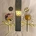 Belle Beauty and the Beast Lollipops Party Favors Supplies Decorations Lollipops with Yellow Ribbon Bows Party Favors, Movie -12 pcs