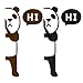 bouti1583 2 Pcs Switch Sticker, Cute Cartoon Panda Wallpaper, Creative Personality Wall Stickers for Kids Living Room Office Decoration