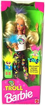 1992 Troll Barbie Doll with Mini Troll 