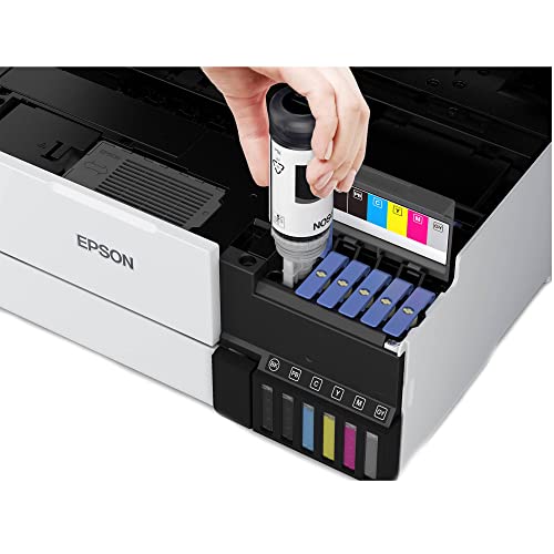 Epson EcoTank Photo ET8500 Wireless AllinOne Supertank Printer, 6