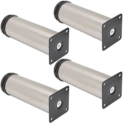 lzn 4 pcs Replacement Adjustable Furniture Legs Couch Legs, Sofa Legs, Bed Risers, Replacement Legs For Couch, Replacement Sofa Legs, Furniture Risers