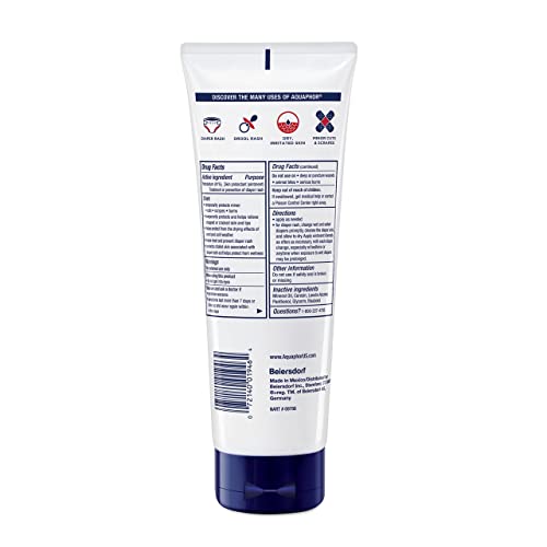 AQUAPHOR BABY HEALING OINTMENT ADVANCED THERAPY SKIN PROTECTANT, DRY SKIN AND DIAPER RASH OINTMENT, 7 OZ TUBE