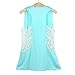 Creazy 2016 Women Summer Loose Lace Vest T Shirt Casual Blouse Tank Tops (XL)
