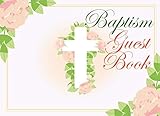 Baptism Guest Book: Featuring pages for guest special messages, gift logs/ Baby Boy or Girl Baptism, by Spiritually Laks