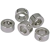 WINSINN 3D Printer Openbuilds Lock Collar - T8 Lead Screw Lock Ring Block - Shaft Stainless Steel Locker OX CNC Parts for V Slot Linear Extrusion (Pack of 5pcs)