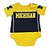Outerstuff Baby NCAA Michigan Wolverines 3 Piece Creeper Set Booties Bib