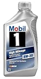 Mobil 1 45000 5W-30 High Mileage Motor Oil - 1 Quart (Pack of 6)