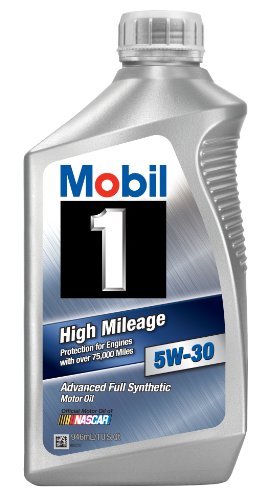 Mobil 1 45000 5W-30 High Mileage Motor Oil - 1 Quart (Pack of 6)