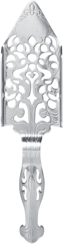 Jadeshay Absinthe Spoon, Cocktail Mixing Spoon Kitchen Wormwood Spoon Drinking Filter Spoon Cocktail Stainless Steel Utensils Bitter Scoop,for Cocktail Bar Party