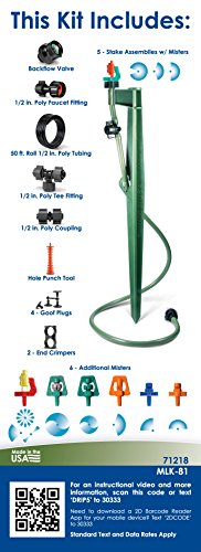 Mister Landscaper MLK-81 Micro Sprinkler Landscape & Shrub Drip Kit