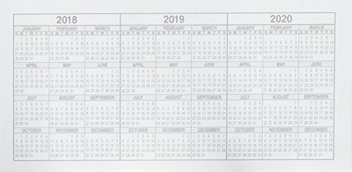 3 Pack Transaction Checkbook Register Calendars for 2020-2021-2022 by 3 Pack Transaction Checkbook Register Calendars for 2020-2021-2022 by