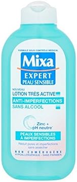 Mixa Expert Lotion Tres Active Sans Alcool Anti Imperfection Pour Peau Sensible Amazon Fr Beaute Et Parfum