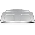 CROSSDESIGN Rear Bumper Cover Trim Plate Board Compatible with Land Rover Range Rover Evoque 2012-2018 Pure Models Only, Not Fit for Dynamic Models Silver