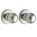 Kwikset 200P 15 CP Polo Hall and Closet Knob, Satin Nickel