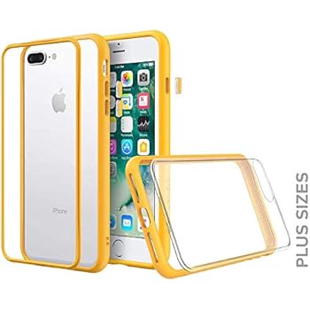 modular absorbent rhinoshield protective customizable plus nx shock compatible duty mod heavy iphone case shockproof bumper clear yellow