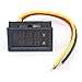 DROK® Accurate Voltmeter Ammeter DC4.5-30V Voltage Current Meter 2 in 1 Digital Multimeter 10A Volt Amp Tester Meter with 3 Wires 0.28