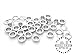 CRAFTMEMORE 300 Pack Aluminium Grommets Eyelets with Washers for Shoes, Bead Cores, Clothes, Leather, Canvas (3/16